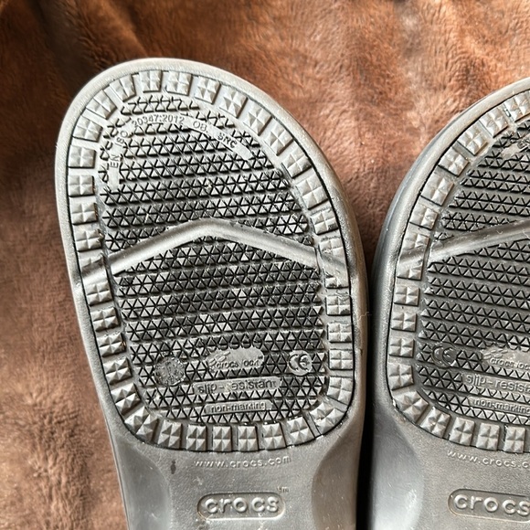 CROCS Slip On Black Sz 12 - Picture 7 of 10